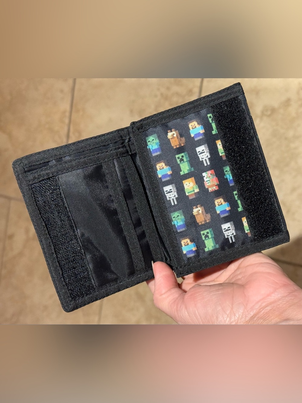 Minecraft Character Collage Trifold Wallet - Picture 9 of 14